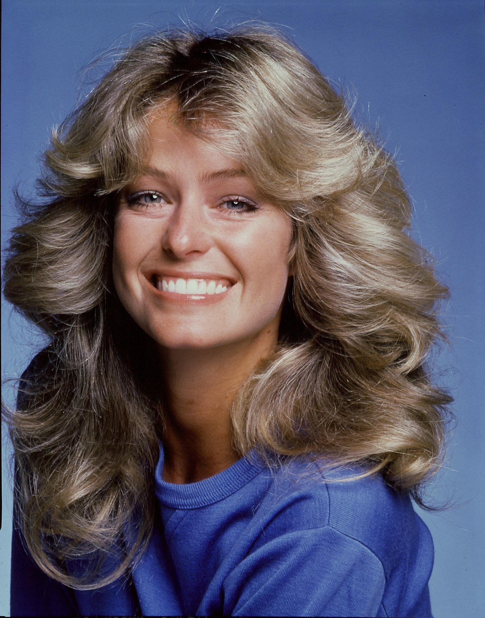 70s beautiful hairstyles Farrah Fawcett
