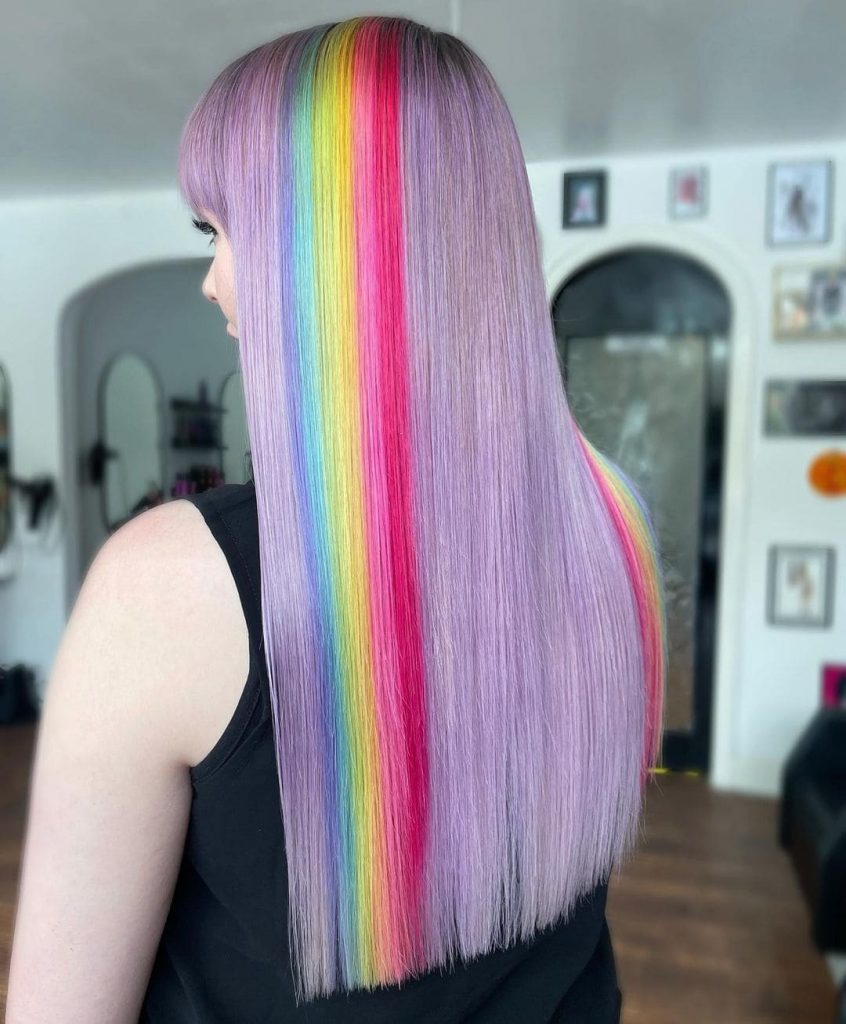 Rainbow Split Dye