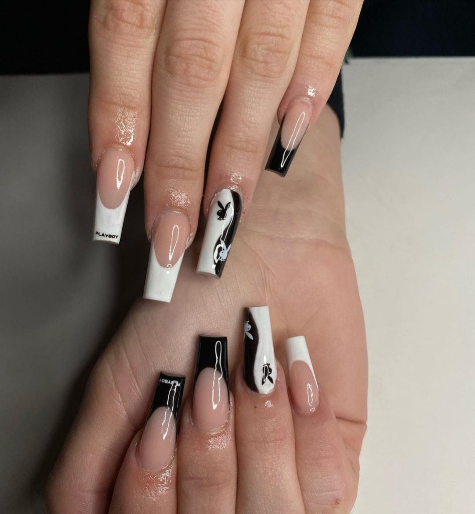 Playboy French Nail Art