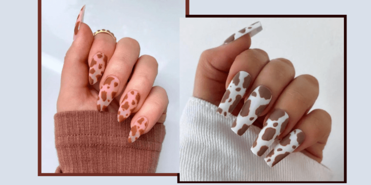 30 Eye-Catching Cow Print Nail Designs to Copy Now