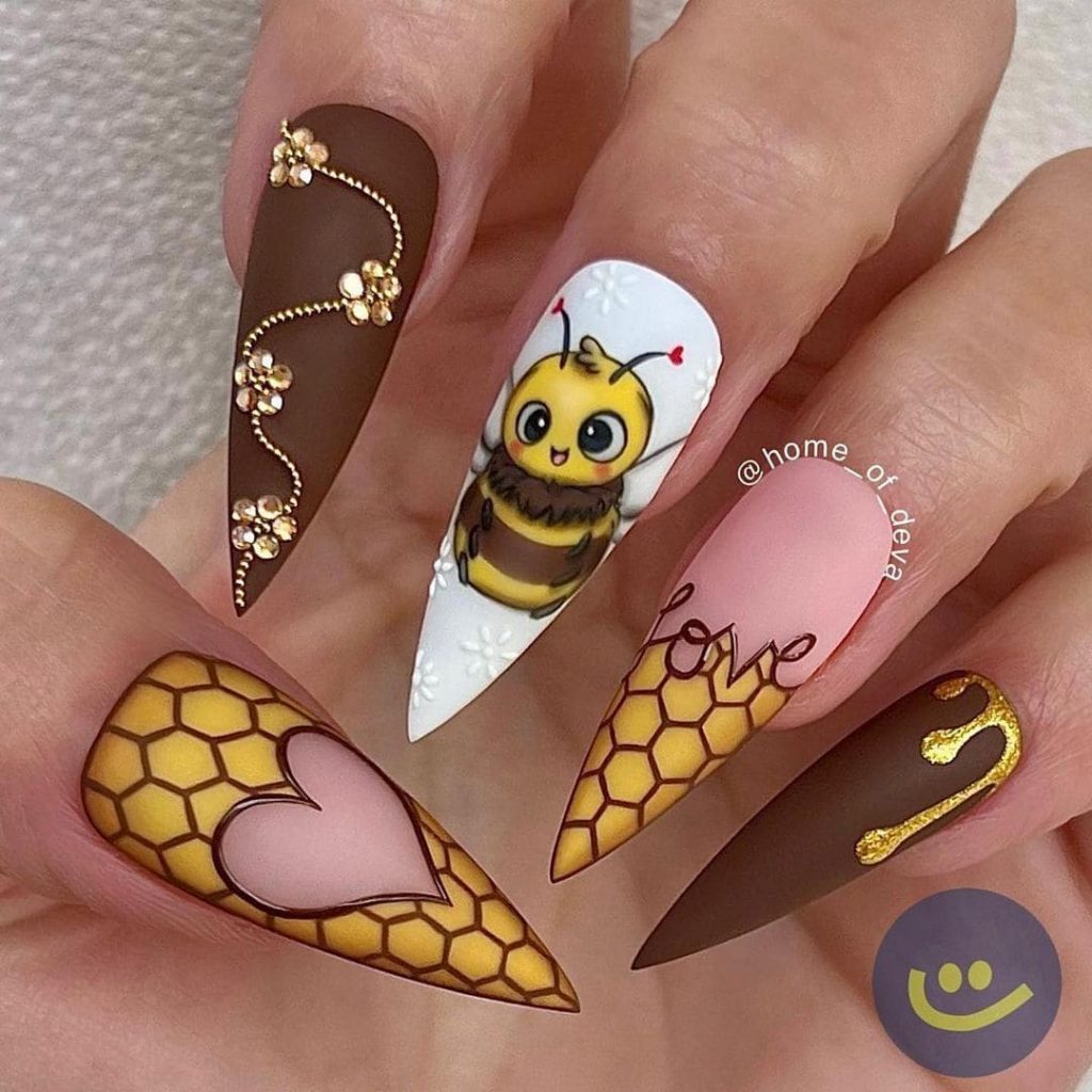 Wow! This manicure design will make your nails so gorgeous