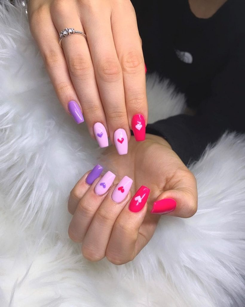  You haven’t tasted the goodness with French heart nail design if you haven't tried these
