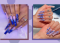 50 Stunning Blue Coffin Nail Art Ideas that Will Make You Stand Out