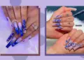 50 Stunning Blue Coffin Nail Art Ideas that Will Make You Stand Out